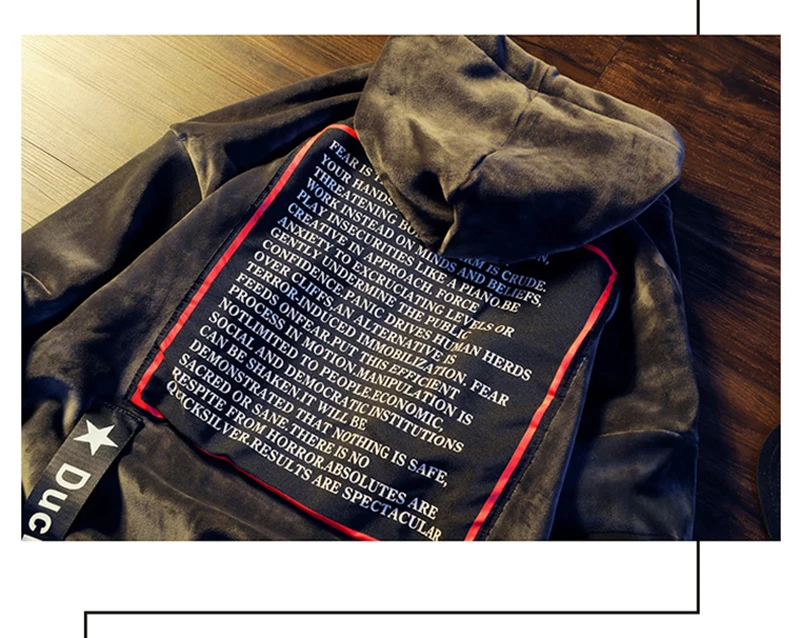 Harajuku Hoodie Street Hip Hop High Fashion Rock   (21)