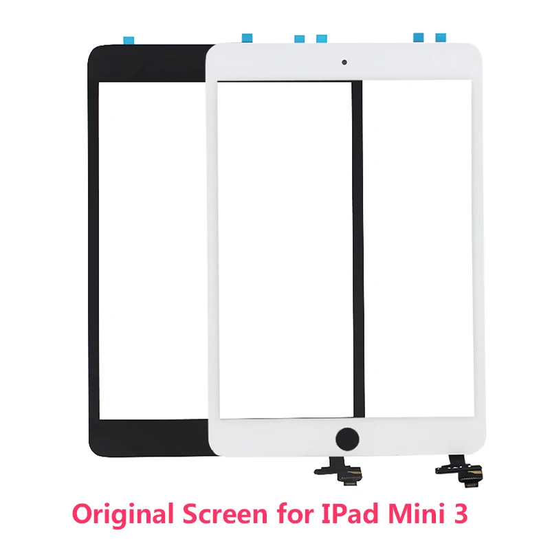 

Original Touch Screen For iPad Mini 3 A1599 A1600 A1601 Digitizer Panel 7.9 inch with IC Connector+Tools without Home Button