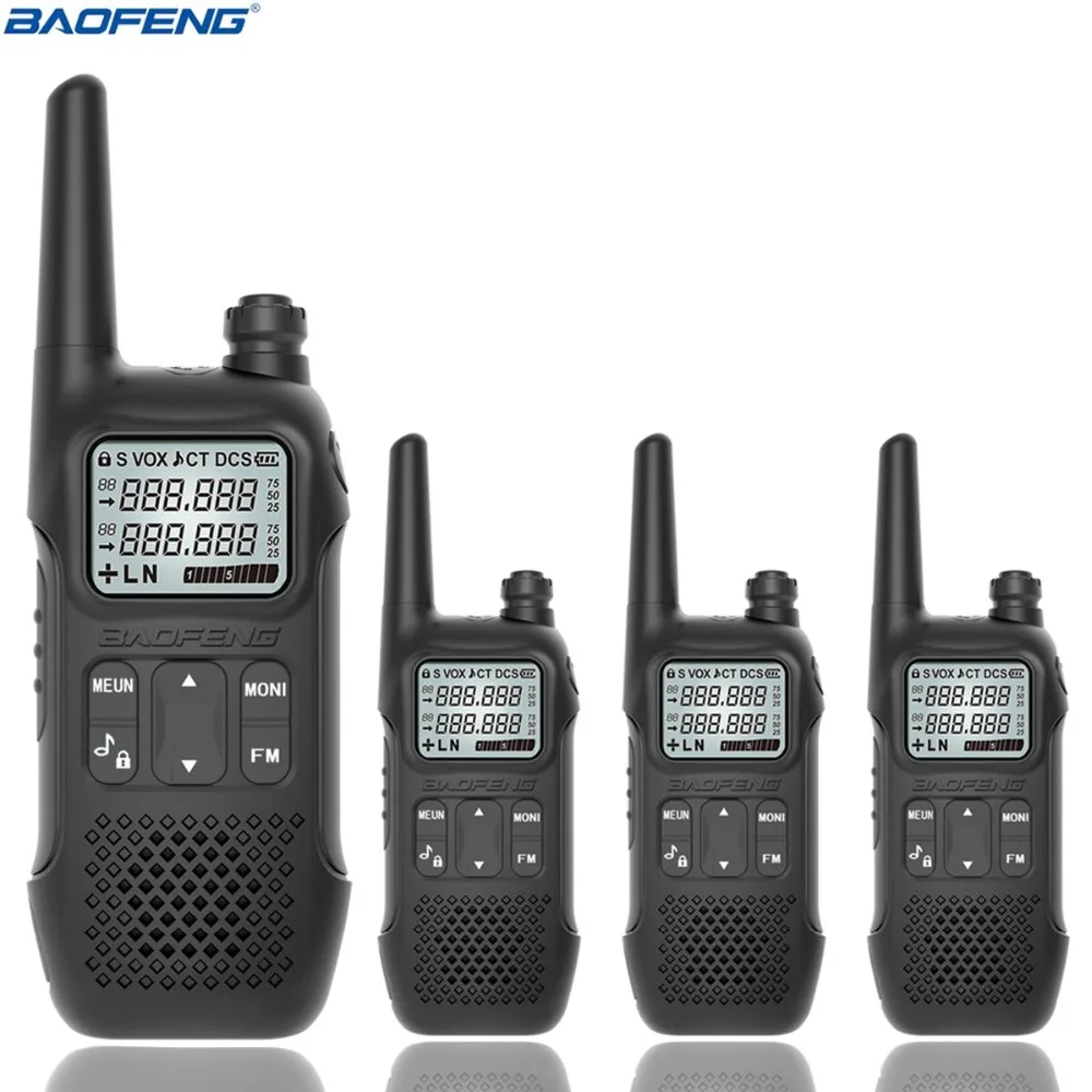 4 шт. Baofeng BF-U9 8 Вт мини рация USB быстрая зарядка UHF 400-470 МГц Ham CB переносной радиоприемник UV-5R Woki Toki