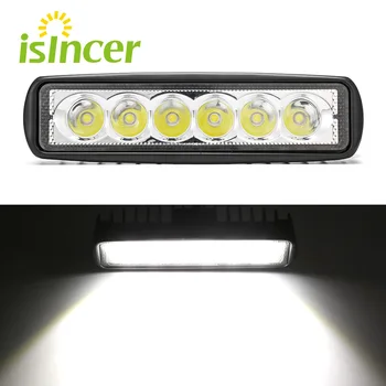 

18W Floodlight Light Work LED Bar Driving Fog Lamp Offroad SUV 4WD Car Boat LED Work Light for Toyota Motorcycle Tractor Auto