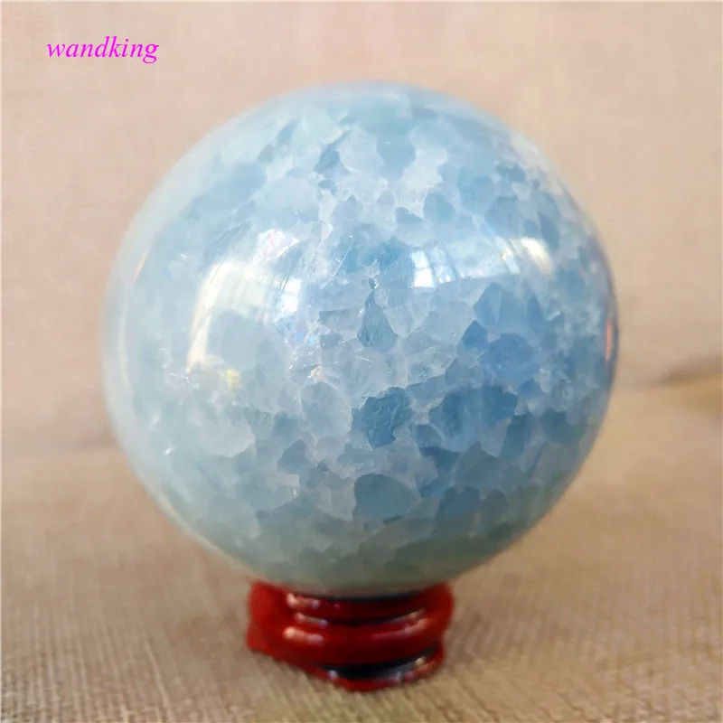 

50mm Natural celestine stone crystal ball divination quartz ball photography decoration ball Holiday gifts arbol de navidad