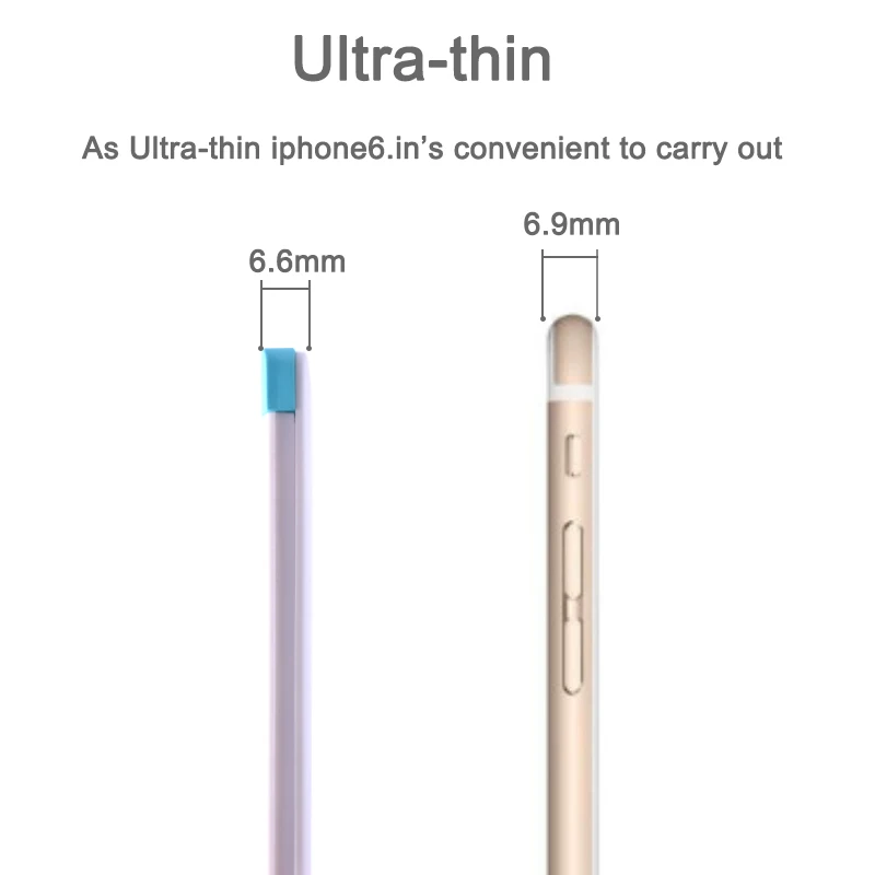Ультра тонкий внешний аккумулятор 3000 мАч для xiaomi iPhone 6/6 s/7/8 plus|Внешние