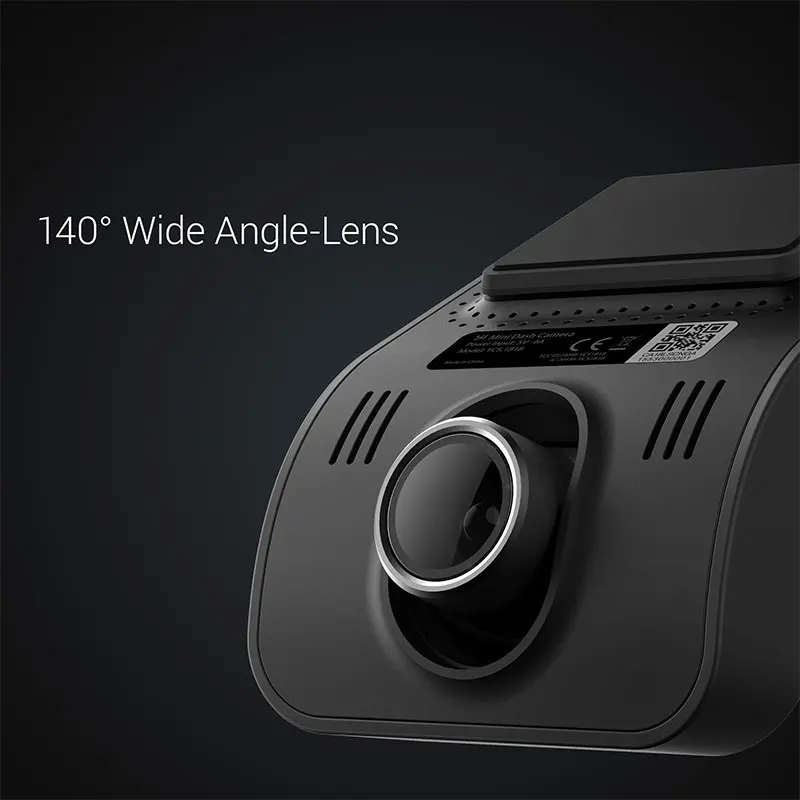 YI Mini Dash Cam 1080p FHD видеорегистратор Wi-Fi Автомобильная камера с широкоугольным объективом 140 градусов ночное