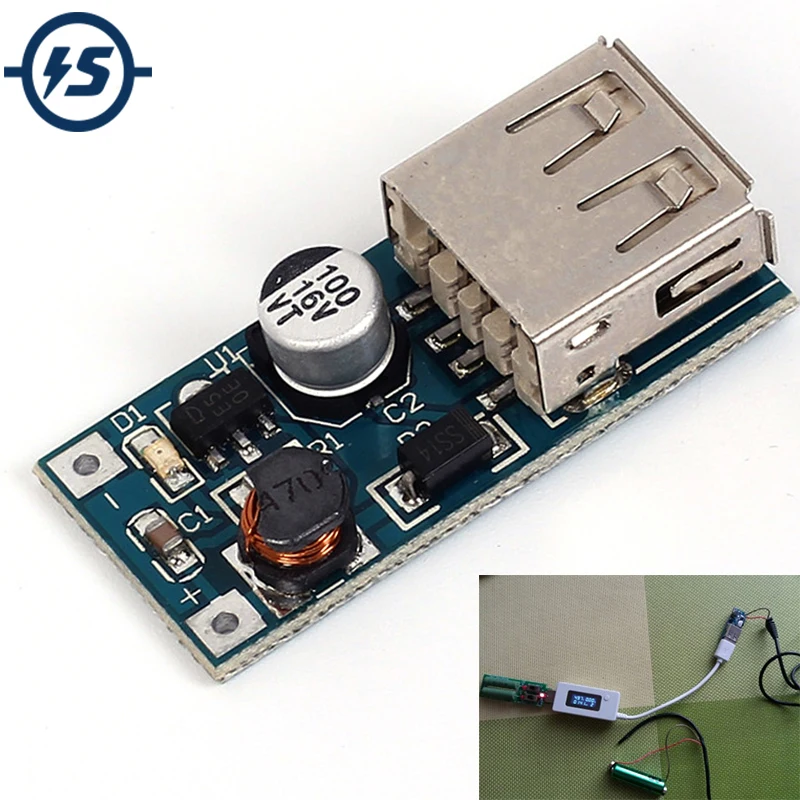 bank power dc 9v 5V DC Up 0.9V Boost Bank 600MA to Step Power 5V DC Charger