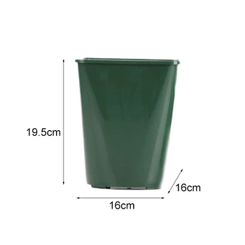

5Pcs Garden Planters Pot Trays Plant Flower Pots Plastic Nursery Seeds Storage Pots Container Decor for Succulent plants