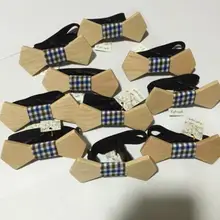 Год,! 10 шт./лот горячий деревянный галстук-бабочка детский галстук-бабочка украшения подарок на год