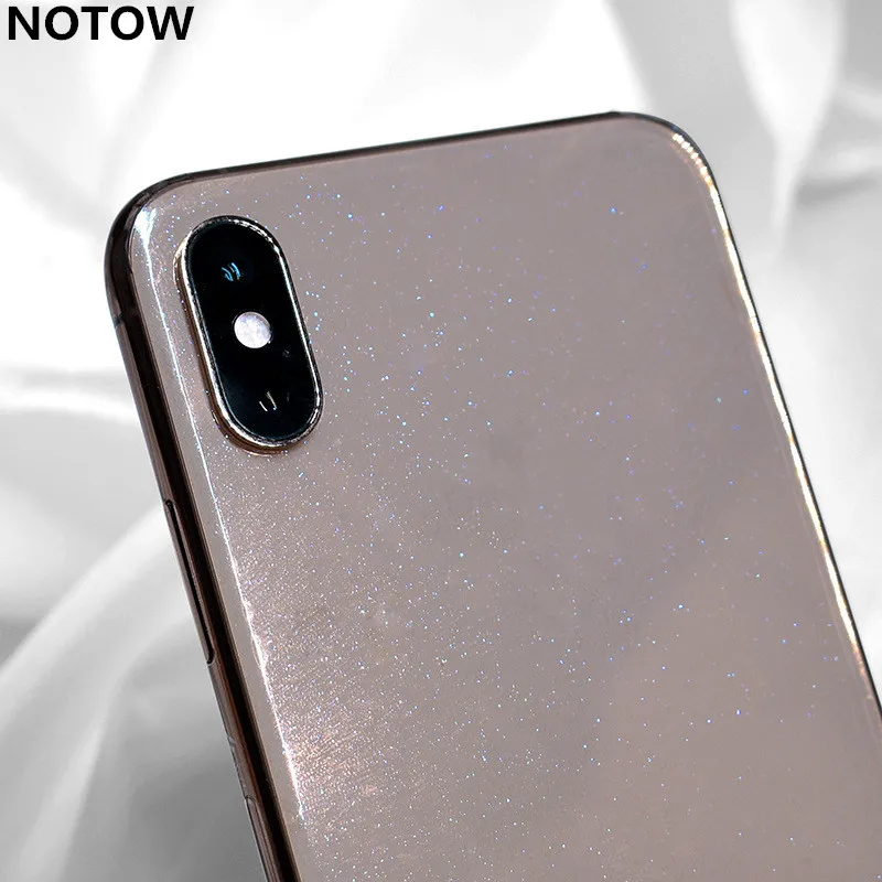 NOTOW модная прозрачная светящаяся пленка Аврора, Защитная пленка для iphone XS XSMA XR X 7 8 8