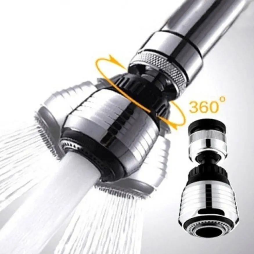 

New360 Rotate Swivel Faucet Nozzle Torneira Water Filter Adapter Water Faucet Nozzle Filter strainer colander sieve