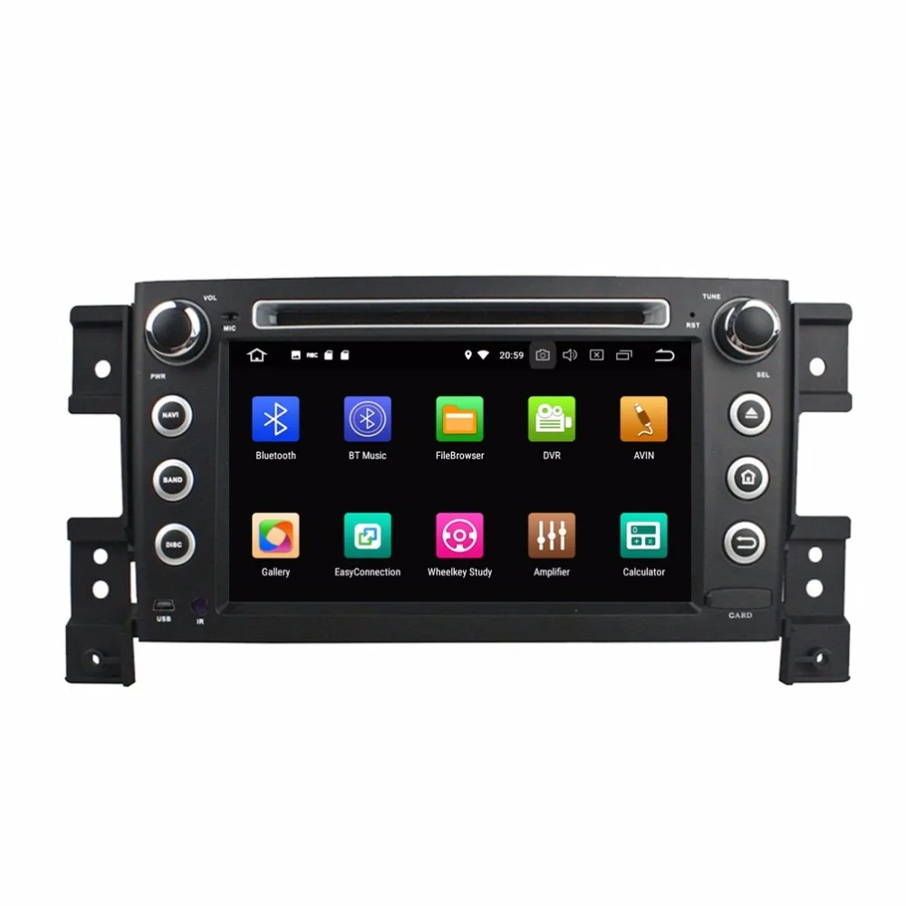 Discount Octa Core 7 inch 8 core Android 9.0 Car DVD player GPS for for Suzuki Grand Vitara 2005 2006 2007 2008 2009 2010 2011 4G RAM 1
