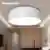 Black / White Mordern Contracted Smith Aluminum Circle Ceiling Light Bedroom Light Restaurant Decoration Lamp Free Shipping