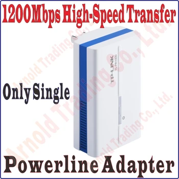 

[Only Single Piece] TP-Link AV1200 Power Line Pair 1200Mbps Mini Adapter wired Extender, 1000Mbps wired connection Power Line