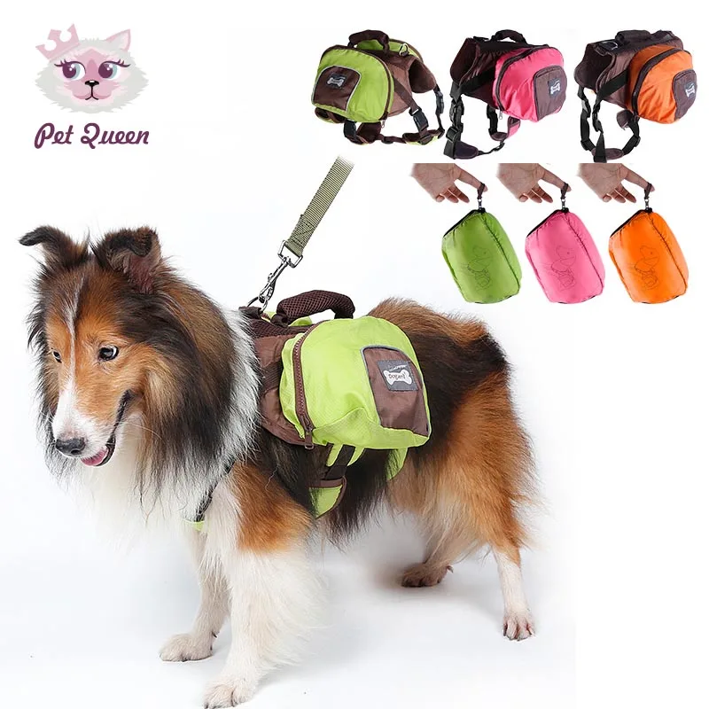 foldable Outdoor dog Saddle backpack bag pet cat dog ...