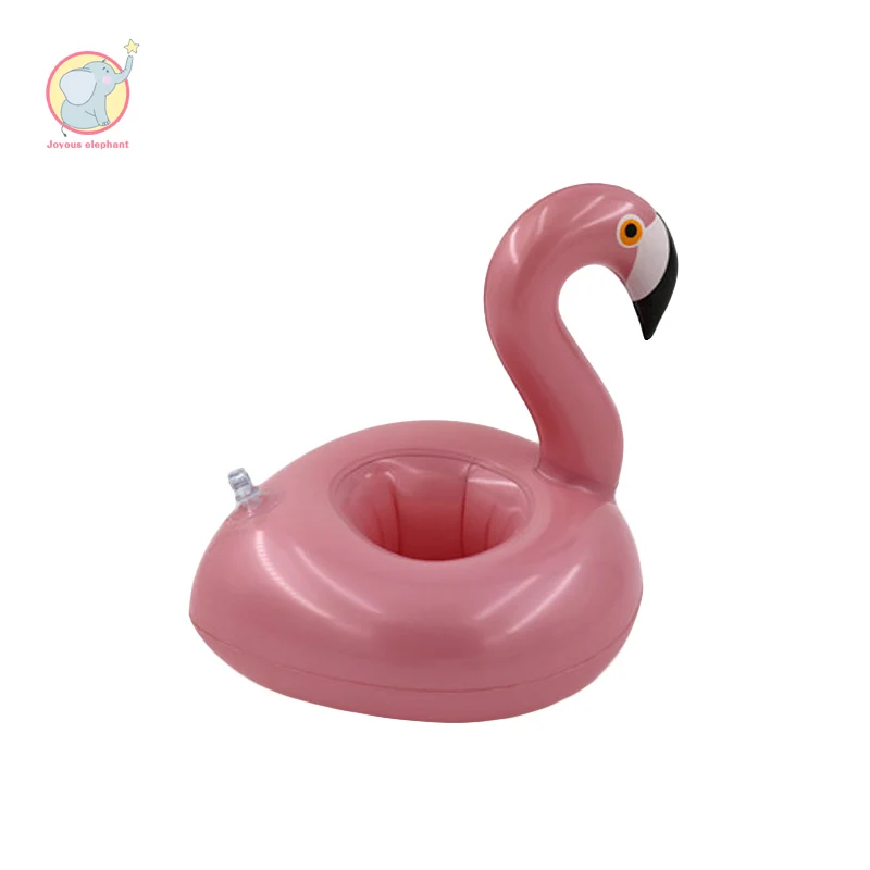 Мини-надувной розовый термосы с изображением фламинго пить бутылки держатели для напитков для плавания надувной бассейн для плавания
