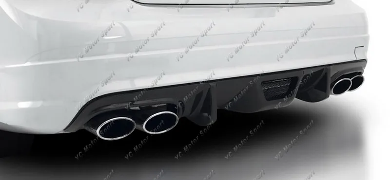 2008-2011 Mercedes Benz  W204 C63 Sedan VORSTEINER Style Rear Diffuser CF (10)