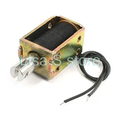 

Linear Motion 3mm 25gf Push Type Electromagnet Solenoid DC 24V 150mA