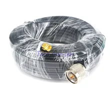 49ft удлинитель антенны SMA штекер N мужской разъем кабеля обжимной джемпер RG58 15 м