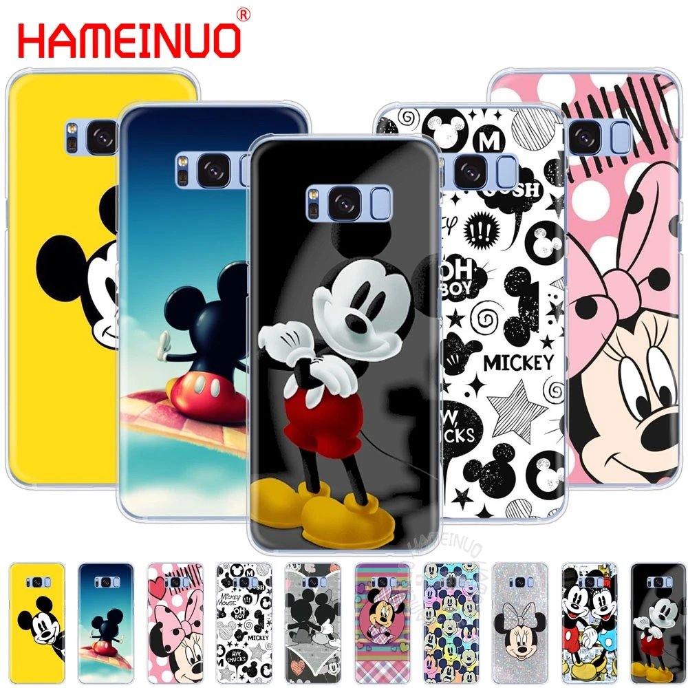 

HAMEINUO mickey and minnie cell phone case cover for Samsung Galaxy S9 S7 edge PLUS S8 S6 S5 S4 S3 MINI