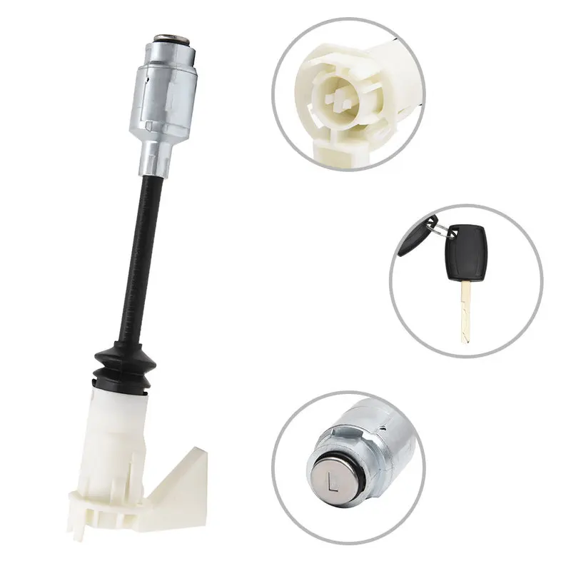 

Front Bonnet Release Lock Latch Repair Kit for Ford Focus MK2 2004-2012 with 2 Key Automobiles Lock Assembly