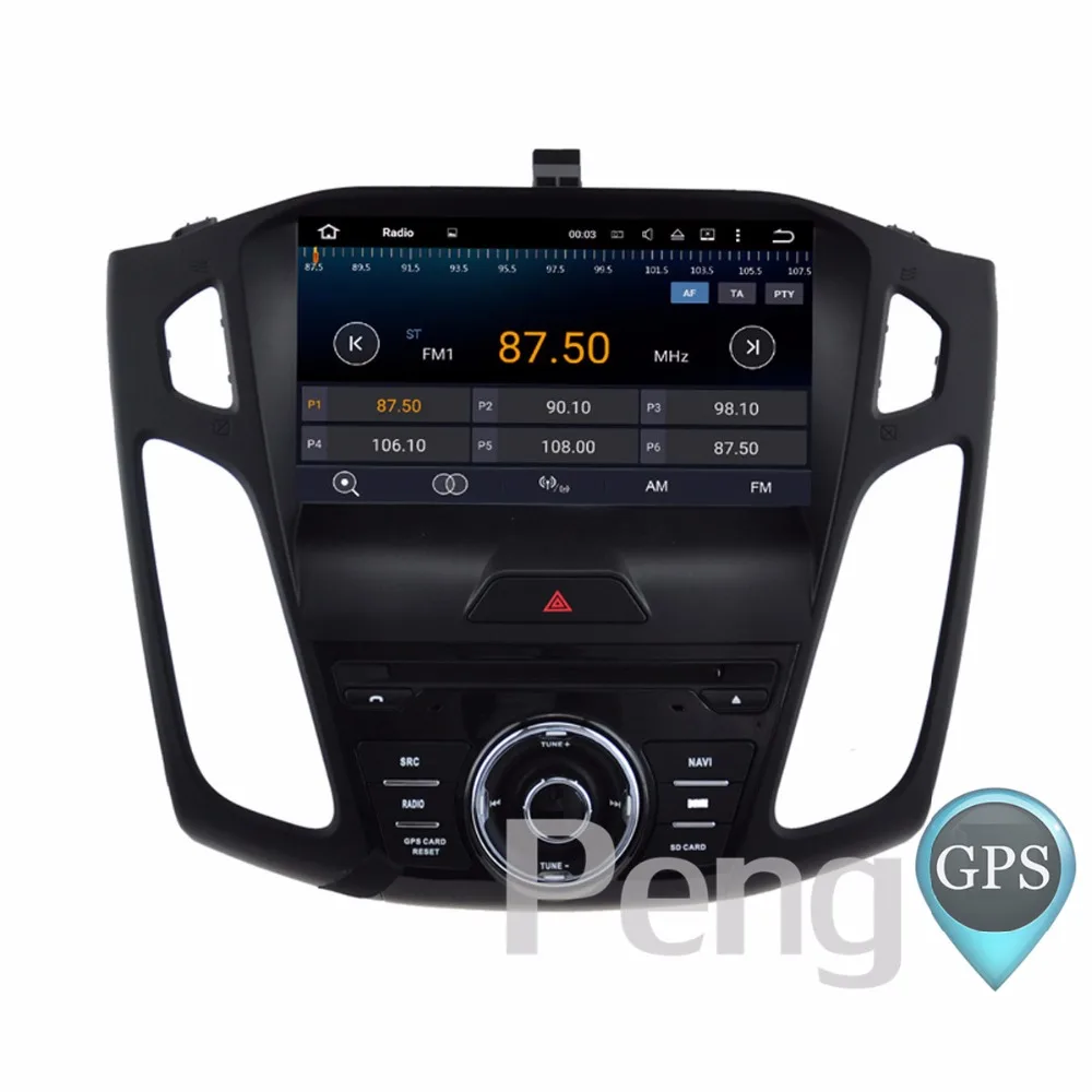 Cheap 2 Din DVD Player Stereo Android 7.1 Car Radio for Focus III C-Max 2015-2017 GPS Navigation Auto Radio OBD/WIFI  Headunit 5