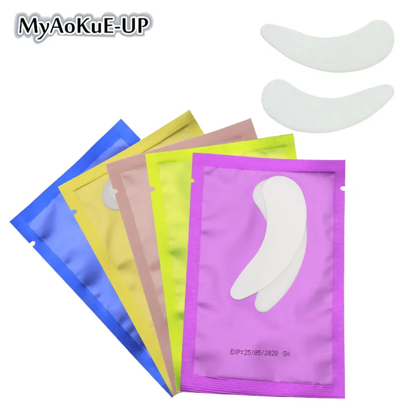 

Eyelash Tool 50 pairs Eye Paper Patches Eyelashes Extension Under Eye Pads Eye Lash Thin Patch Eye Tips Sticker Wraps eyelashes
