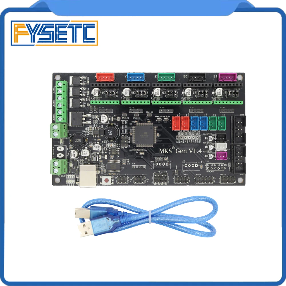 

Latest 3D printer Gen V1.4 control board Mega 2560 R3 motherboard Ramps1.4 compatible with USB