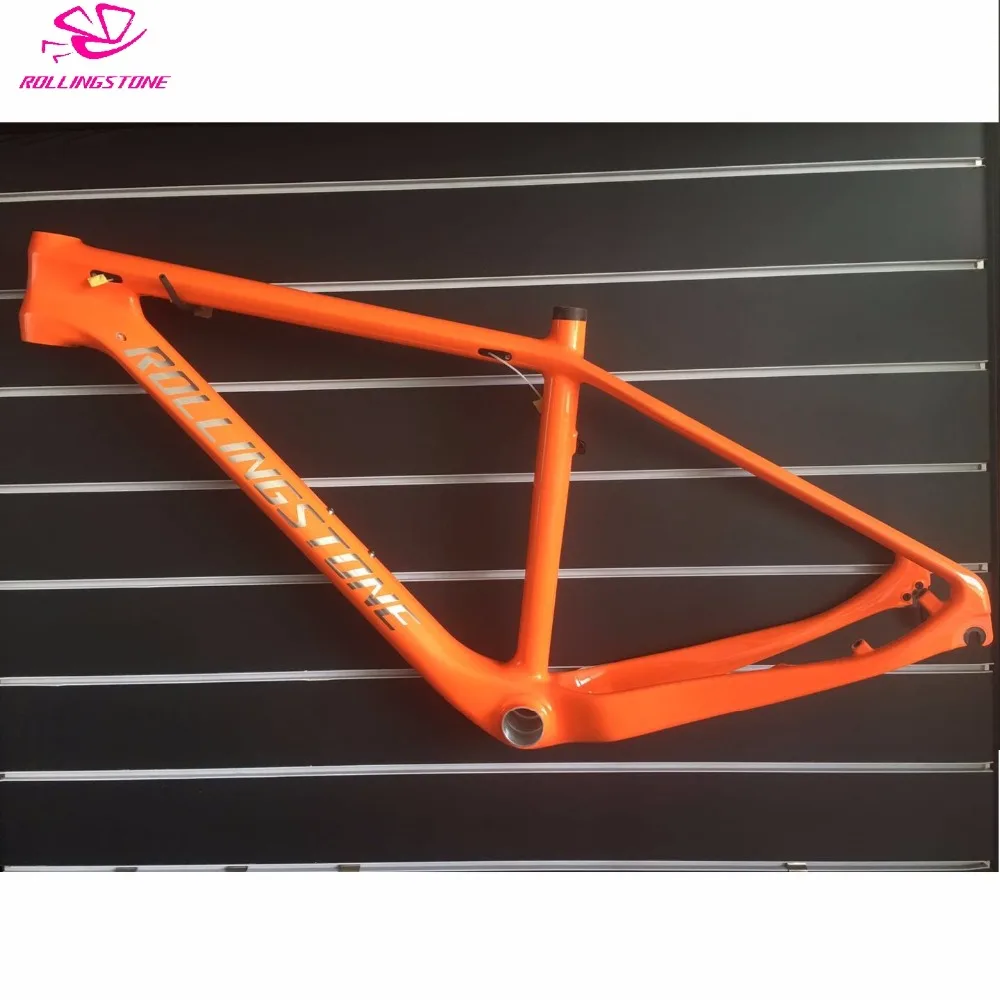 

New 2019 ROLLING STONE MTB Mountain bike CARBON Frame 27.5" * 16" 17" inches XC RIDE Orange color