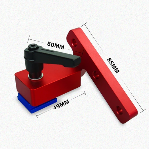 Направляющая для резки стоп для T-Slot t-треков Деревообработка DIY ручной прочный в использовании HT1058