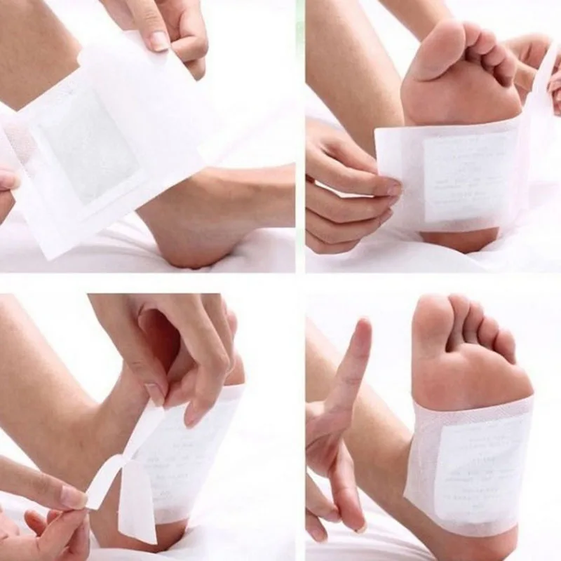 

Detox Foot Patches Pads Body Toxins Feet Slimming Cleansing HerbalAdhesive 40pcs