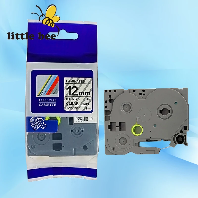 Совместимость с TZ label tze tz Tze131 tz131 131 12 мм * 8 м черный на прозрачной Tze-131 P-touch |