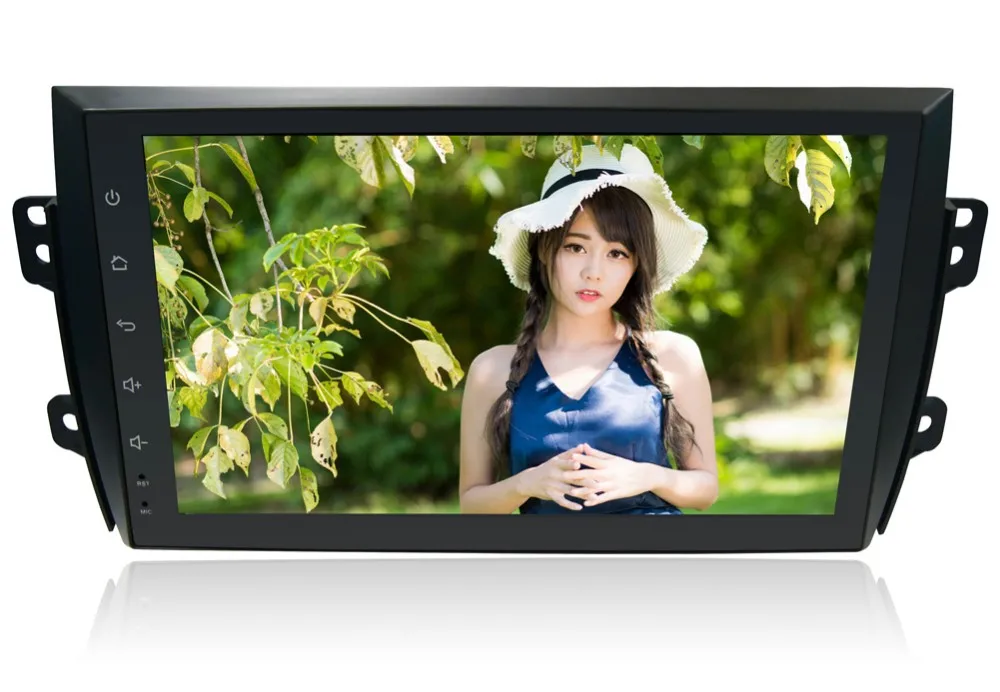 Excellent 9" HD 1024*600 Android 6.0 Car DVD Radio GPS Stereo Navigation Player for Suzuki SX4 2007-2013 ADAS DVR TPMS OBD WIFI 4G Navi 0