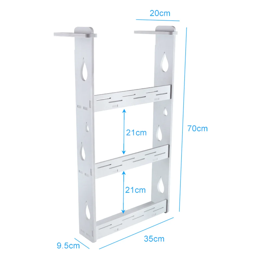 Настенная подвесная стойка для холодильника, кухонная подвесная полка для холодильника, боковая настенная полка для хранения приправ, Полка для специй wx9031622