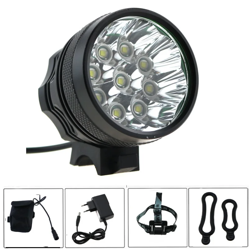 9T6 bike light with 6x18650 battery pack  (5)