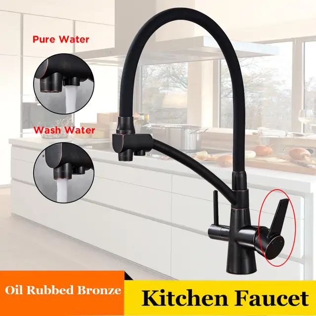 Ulgksd Kitchen Sink Faucet Tap Brand New Pure Water Filter Mixer