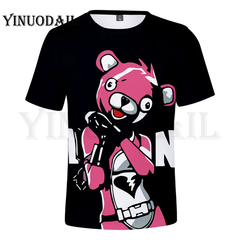 

100cm-160cm Parent-Child 3D T-shirt Gunman shirt for Kids Sudaderas Para Hombre Game Streetwear