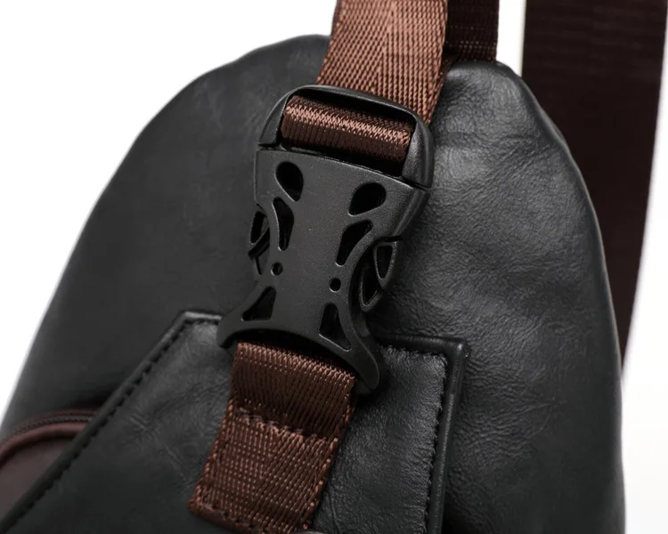 Новые мужские сумки-мессенджеры, кожаная нагрудная сумка, винтажная кожаная мужская дорожная сумка на одно плечо, водонепроницаемый рюкзак, Sacoche Homme