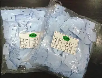 

1000 PCS/lot TO-220 silicon insulation sheet must silicon plastic heat sink