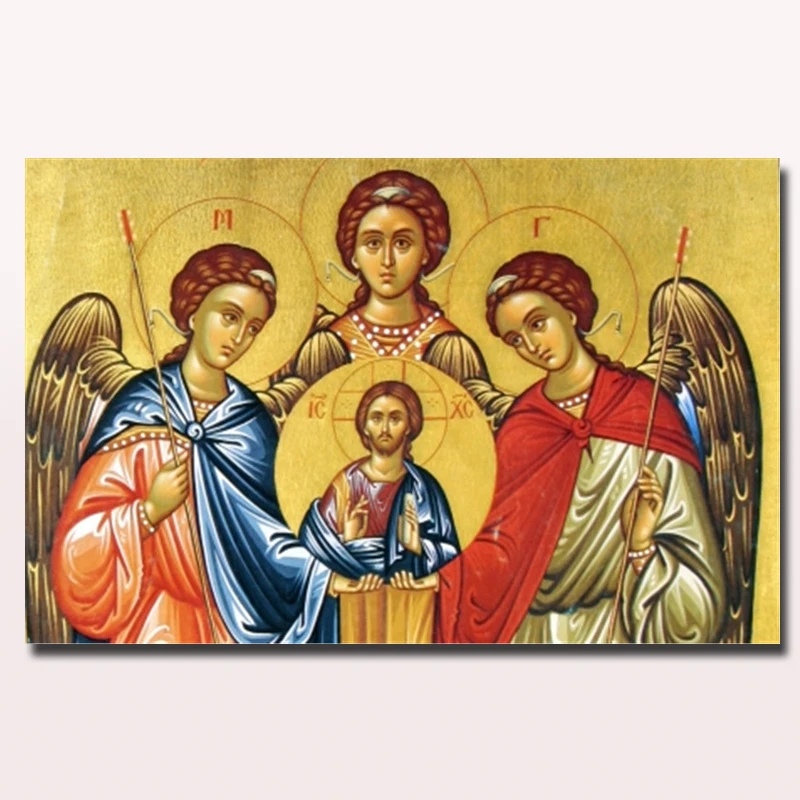 

Saint Archangels 5D Full Diamond Painting Square Cross Stitch Home Decoration Diamond Embroidery Not folding canvas religion