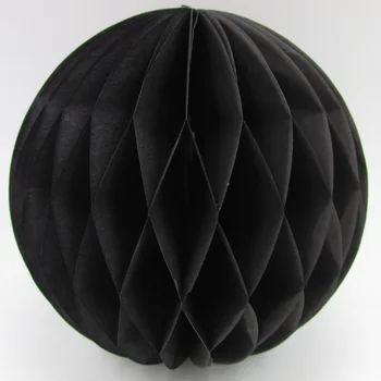 

10pcs black Paper Honeycomb Ball Lantern Halloween party decoration