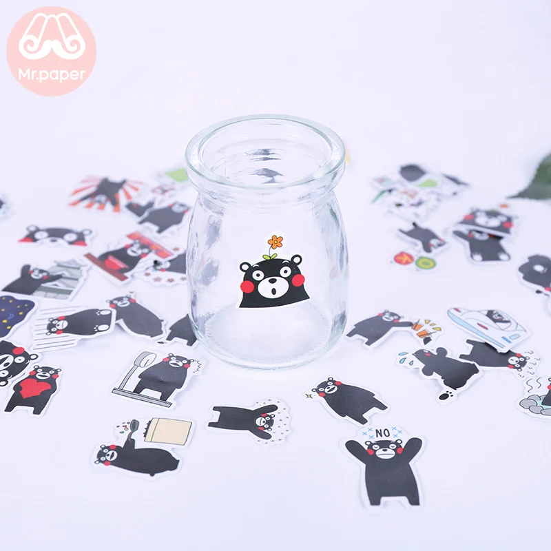 Mr.paper 20 видов конструкций популярные милые Мультяшные линия Ins Deco дневники