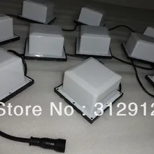 20 штук DC12V WS2811 квадратного типа пиксельный модульный, 6 шт. 5050 SMD rgb led внутри, 1,44 Вт, 100 мм* 100 мм, молочное покрытие