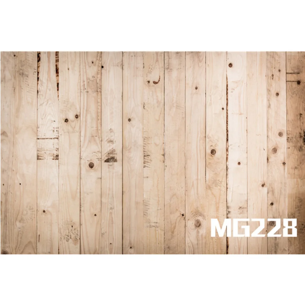 

LB Polyester & Vinyl Wood Board Background Newborn Baby Warm Photography Backdrop For Studio Photo Prop Photographic Background