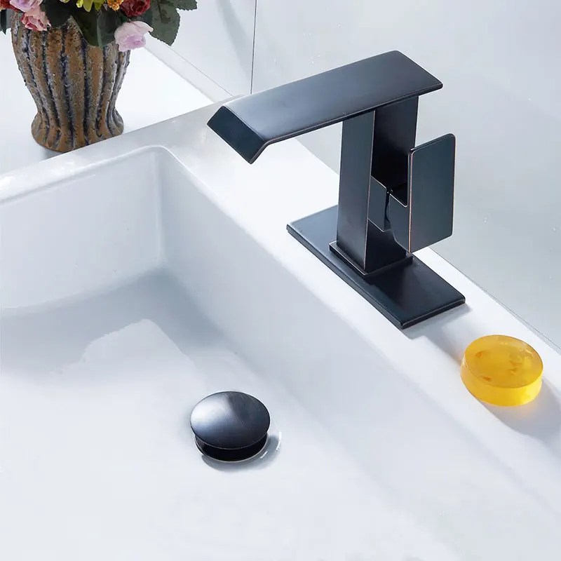 Bathroom Vessel Vanity Sink Pop Up Drain Stopper with Overflow,Black Basin Sink Drain Brass Oil Rubbed Bronze Bathroom Vessel Vanity Sink Pop Up Drain Stopper with Overflow,Black Basin Sink Drain Brass Oil Rubbed Bronze