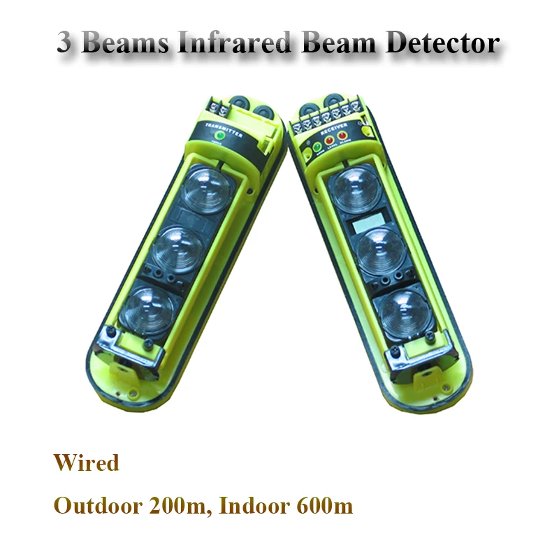 GZGMET 200 Meter Perimeter active infrared laser beam motion detectors