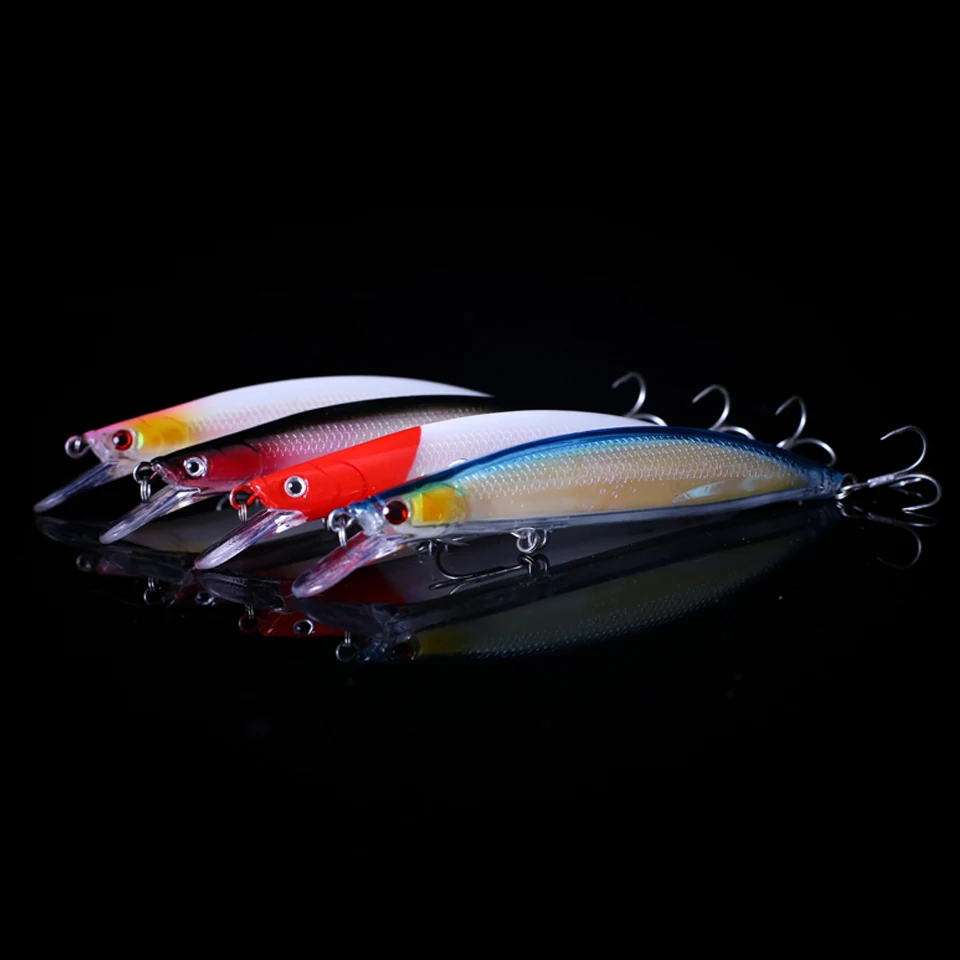 WALK FISH 1 шт. 14 см 22 г Гольян рыболовная приманка Лазерная жесткая искусственная приманка 3D Глаза рыболовные воблеры кренкбейт гольян 0,5-2 м