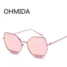 OHMIDA Marca gafas de Sol de Las Mujeres 2017 de Lujo de Época Espejo de Ojo de Gato Gafas de sol de Los Hombres Nuevos Estilos de La Moda Retro Gafas de sol Gafas