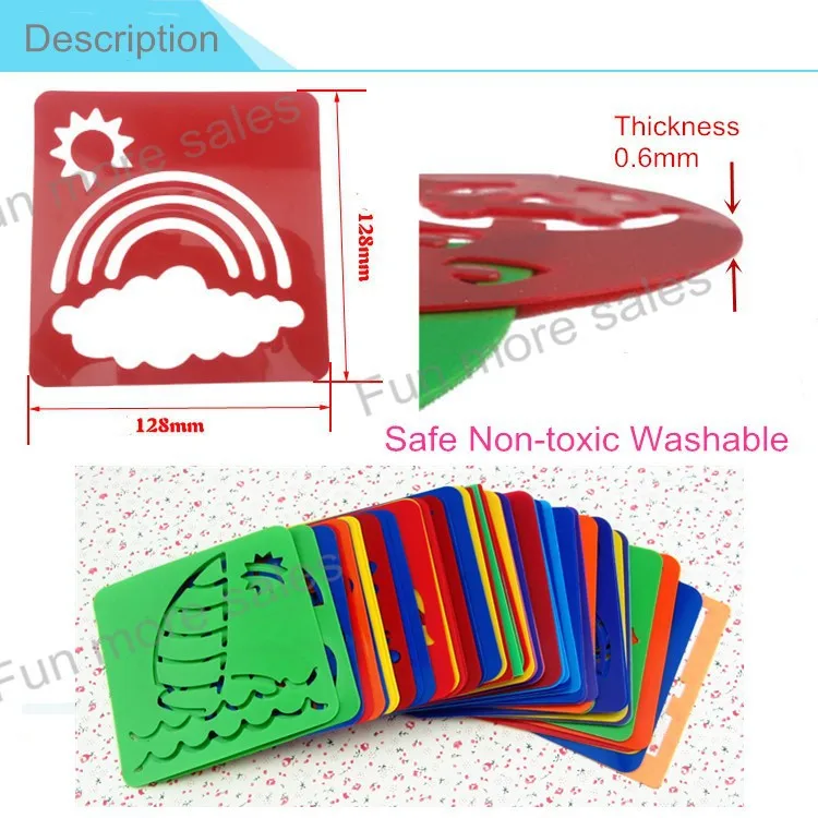 China plastic stencils for kids Suppliers