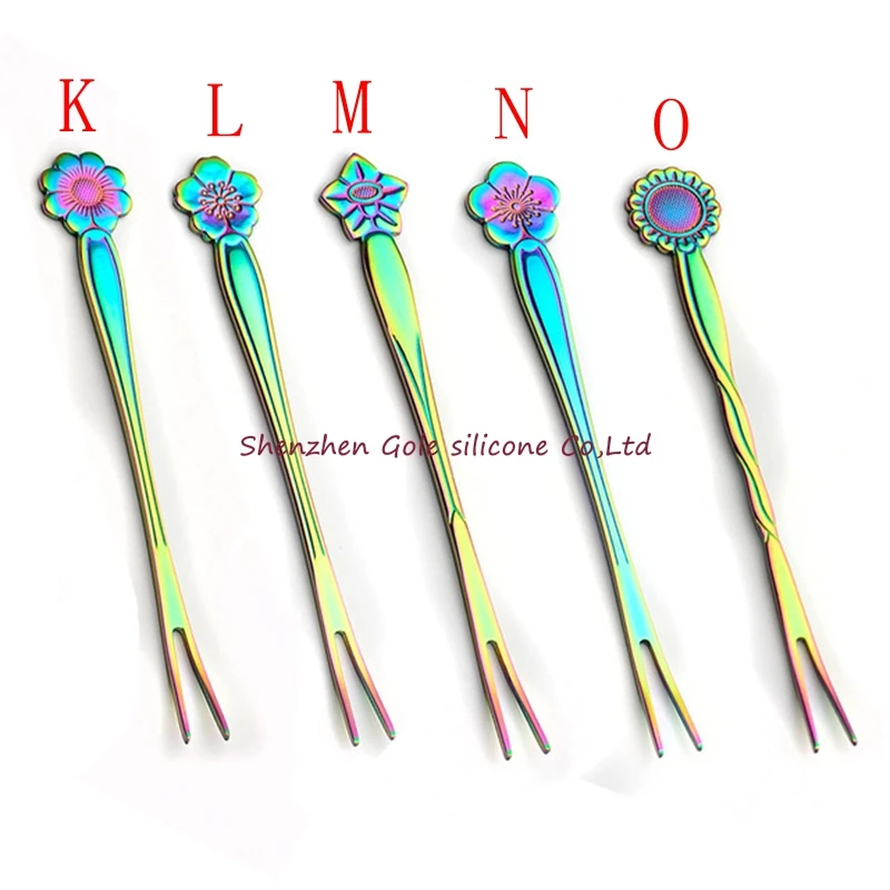 500 шт. вилки для фруктов из нержавеющей стали столовые приборы салат коктейль