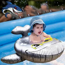 Плавательный круг надувной ПВХ мультфильм Акула Детские Плавание ming сиденье для малышей надувные изделия для плавания средство безопасности для бассейна аксессуары для детей