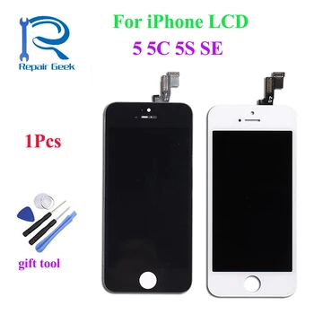 

RepairGeek AAA Quality Screen For iPhone 5S LCD Screen Display and Digitizer Replacement Touch Screen For iPhone 5 5S 5C SE LCD