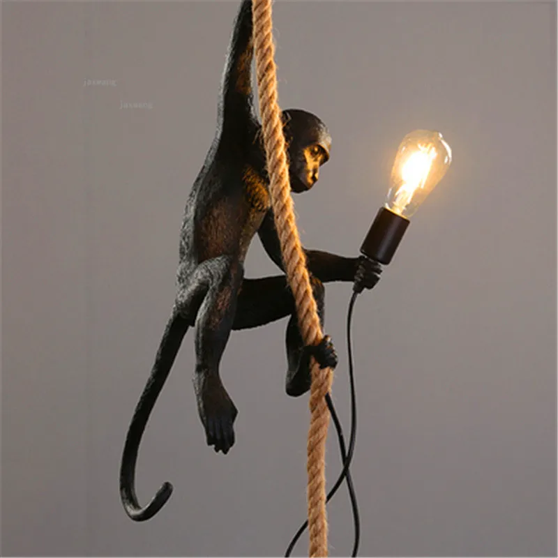 

Monkey Lamp Resin LED Light Chandeliers Ceiling Chandelier In the Living Room Chandelier Lighting LED Lights Decoration Bedside